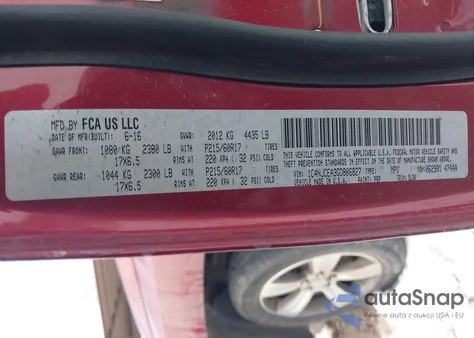 2016 Jeep Compass High Altitude Edition из США, поврежденный, VIN 1C4NJCEA3GD806827